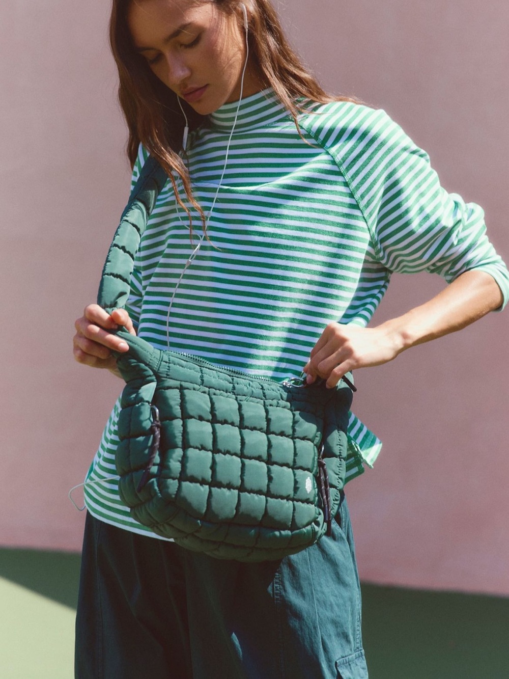 Free People Quilted Baby carryall sling bag - Picture 5 of 10